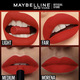 Maybelline Color Sensational Ultimatte Lipstick 1.7G 299 More Scarlet