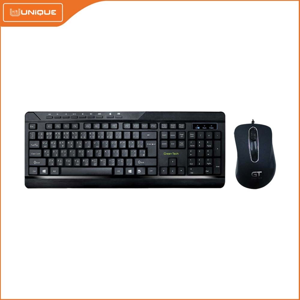 Green Tech GTKB-812M+697 USB Keyboard & Mouse Combo (080060)