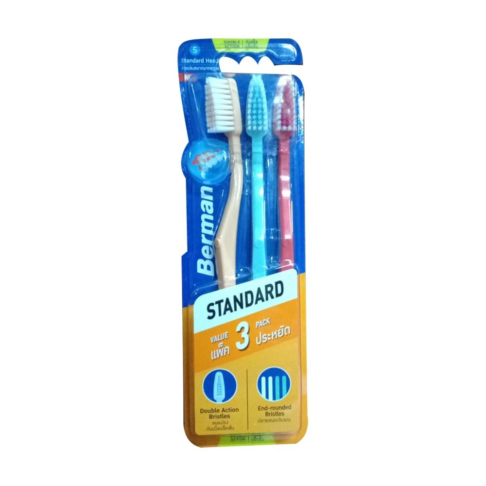 Berman Toothbrush Standard 3PCS