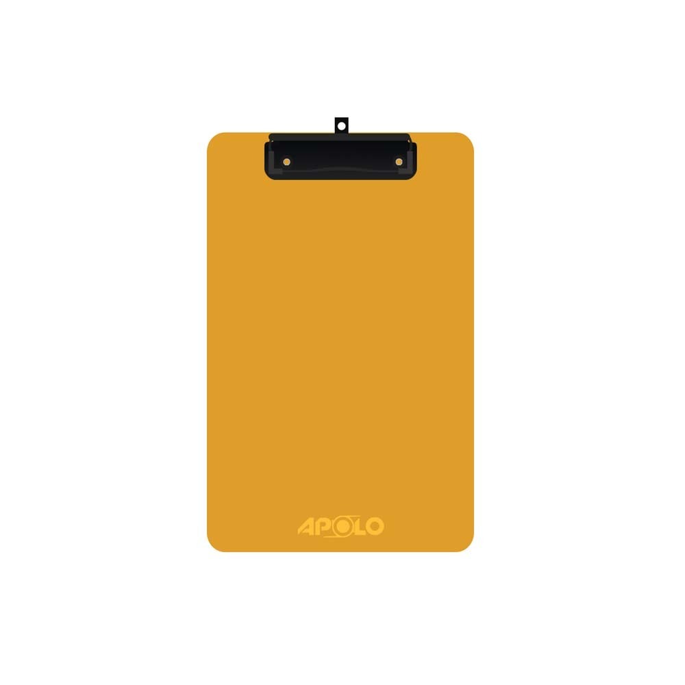 Apolo Clip Board A4 (Orange) 9517636130304