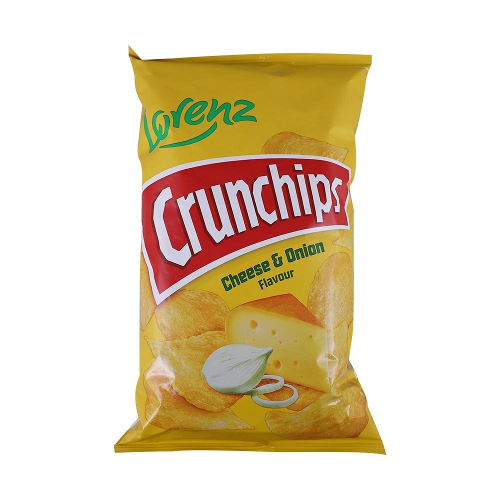 Lorenz Snack Crunchips Cheese & Onion 100G