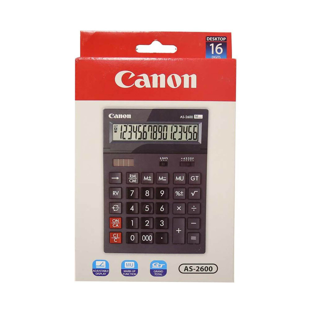 Canon Desktop Calculator 16 Digit AS-2600