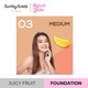 Hearty Heart Juicy Fruits Weightless Matte Full Coverage Foundation SPF 30 PA++ 20ML (03 Peach Crumble)