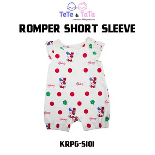 Tee RayKid Romper Short Sleeve KRPG-S101 (3-6Month) White