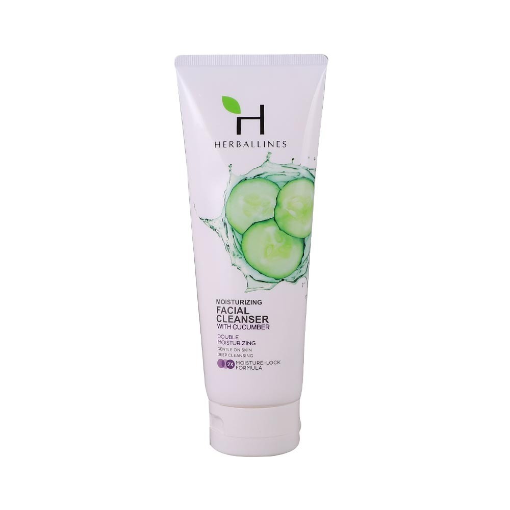 Herballines Moisturizing Facial Cleanser With Cucumber 180G