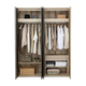 Winner Rotterdam Wardrobe (4 Door) Lurbana Oak