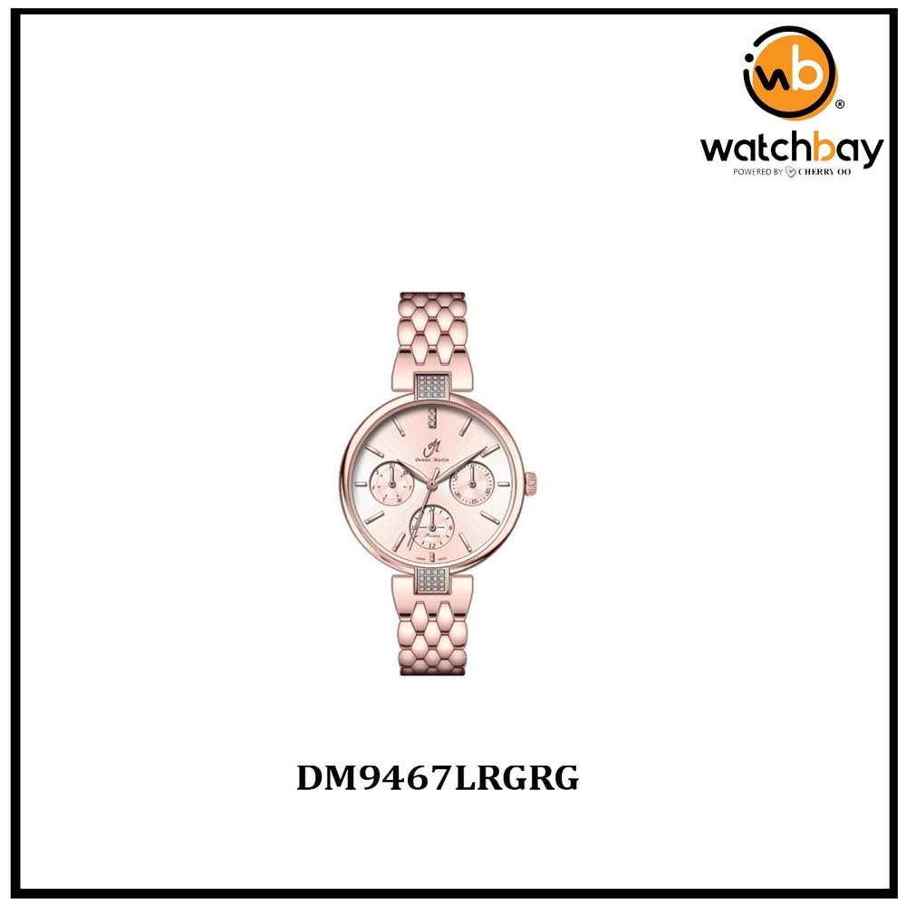 Dennis Martin Women Watch DM9467LRGRG Cherry Oo