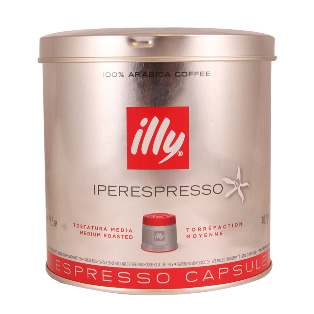 Illy Iperespresso 100% Arabica Espresso Capsule Coffee (Medium Roasted) 140G  21PCS