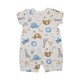 Te Te & Ta Ta Boy Romper Short Sleeves White 9-12 Months (1PCS) KRPB-S101