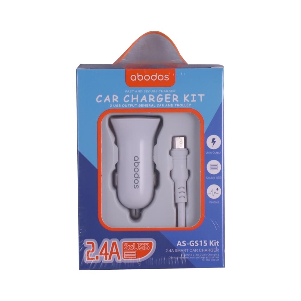 Abodos Car Charger Kit Micro AS-GS15 Kit