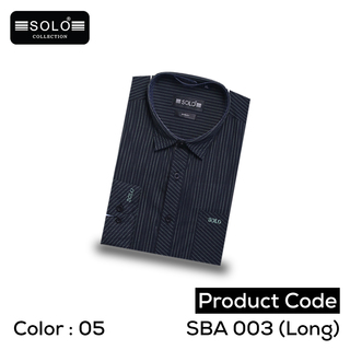 Solo Collection SBA 003 (Long) Slim Fit Shirt Large 06