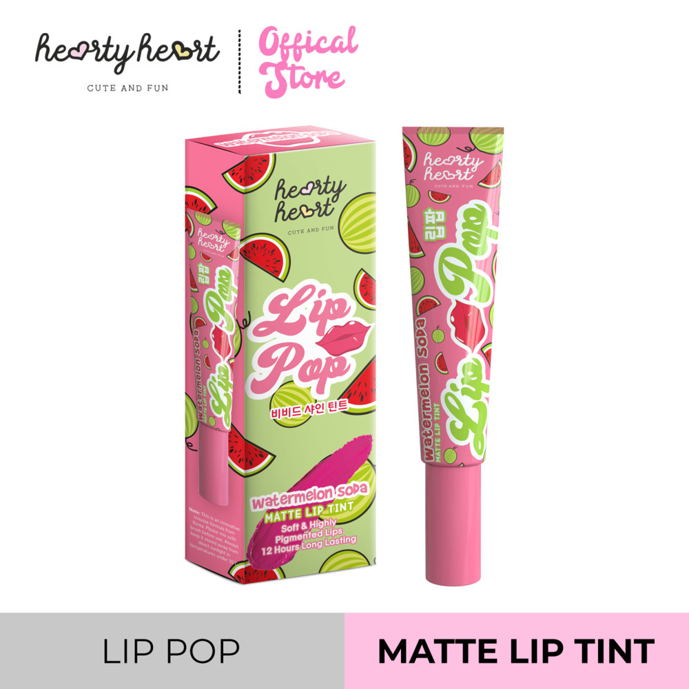 Hearty Heart Lip Pop 3.8ML Watermelon Soda