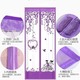 Magnetic Mosquito Net Curtain Purple