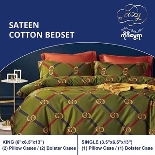 Cozy Sateen Bedsheet 3.5'x6.5'(Single) 001