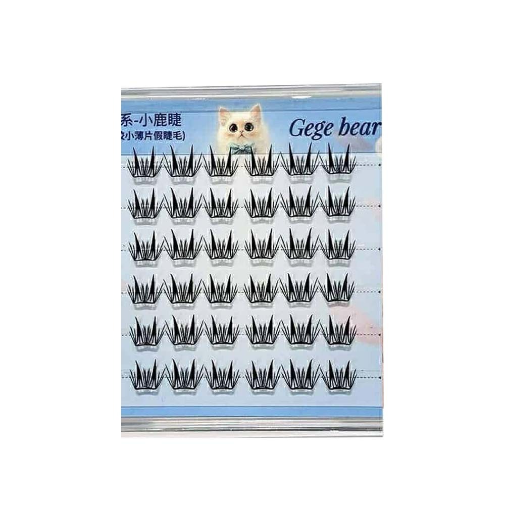 Beauty House Gege Bear Natural False Eyelashes Set (Glue Free) Random Design