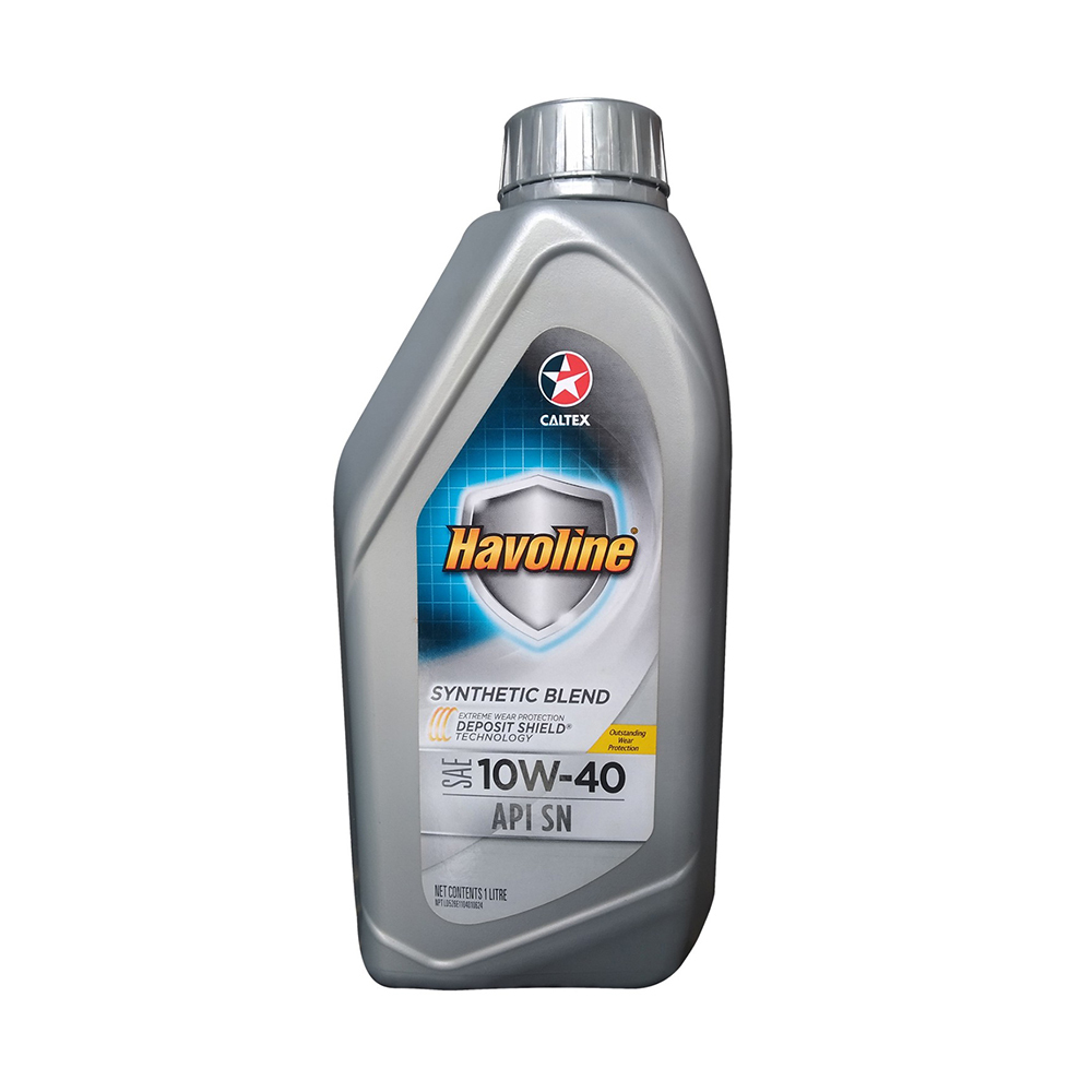 Caltex Havoline SYN 
Blend SAE 10W40 Engine Oil 1 LTR Silver