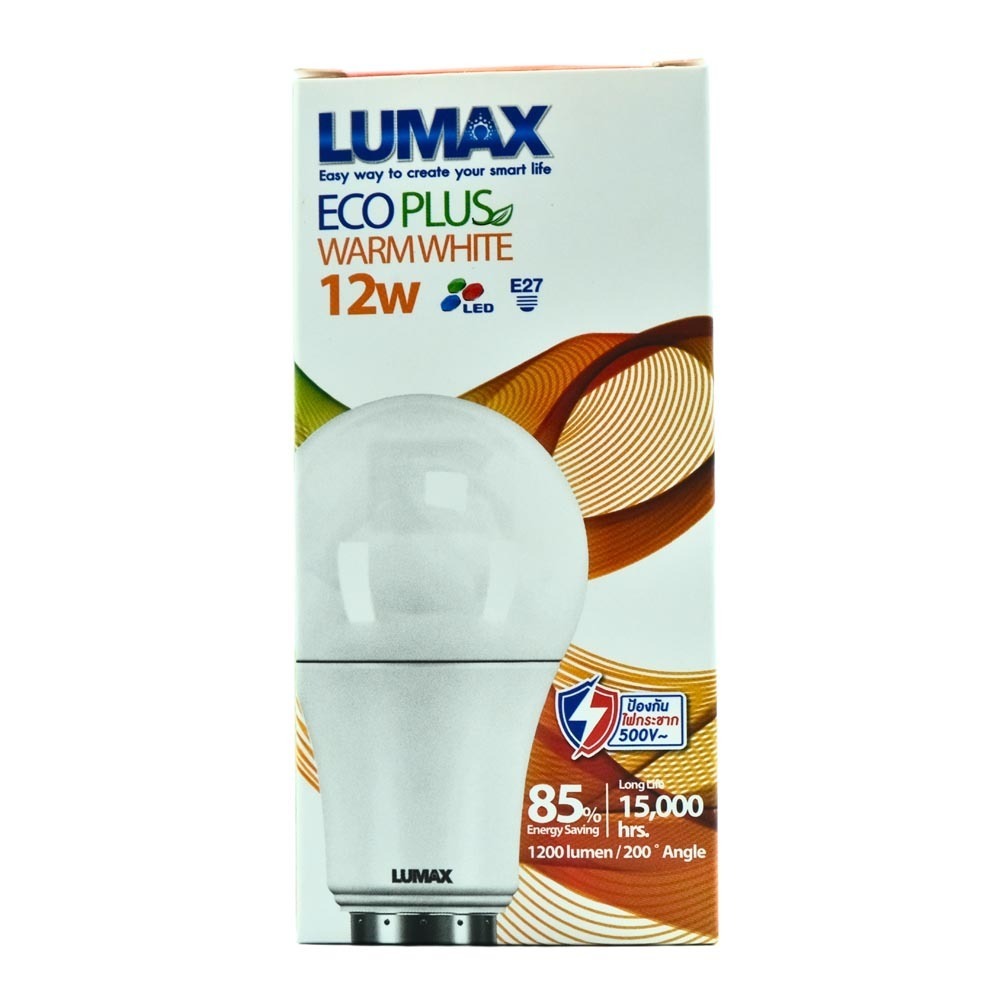 Lumax Eco Bulb 12W Warmwhite Lux 57-00221