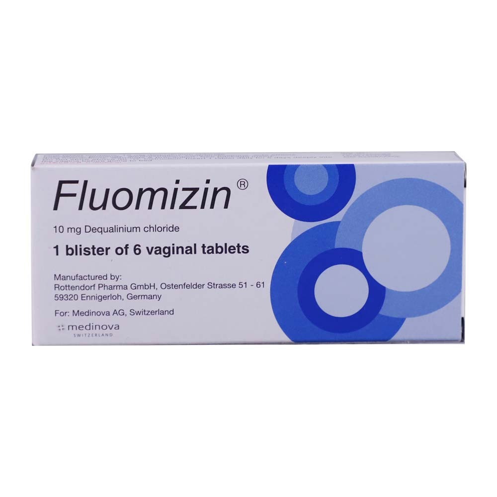 Fluomizin Dequalinium Chloride 10MG Vaginal 6PCS