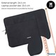 Rivacase Faux Leather Laptop Sleeve  (Water-Resistant) MAC-RV-8903-BLK Medium