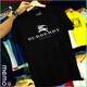 memo ygn Burberry unisex Printing T-shirt DTF Quality sticker Printing-Black (Small)