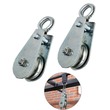 Jaramy Lifting Wheel Snatch Pulley 50MM 2IN - 2PCS Set