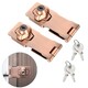 Jaramy 4 IN Keyed Hasp Safety Lock For Doors - 2PCS Set