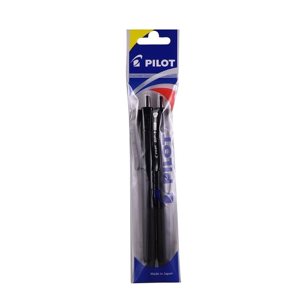 Pilot Ball Pen 0.5BP-1RT 2PCS (Black)