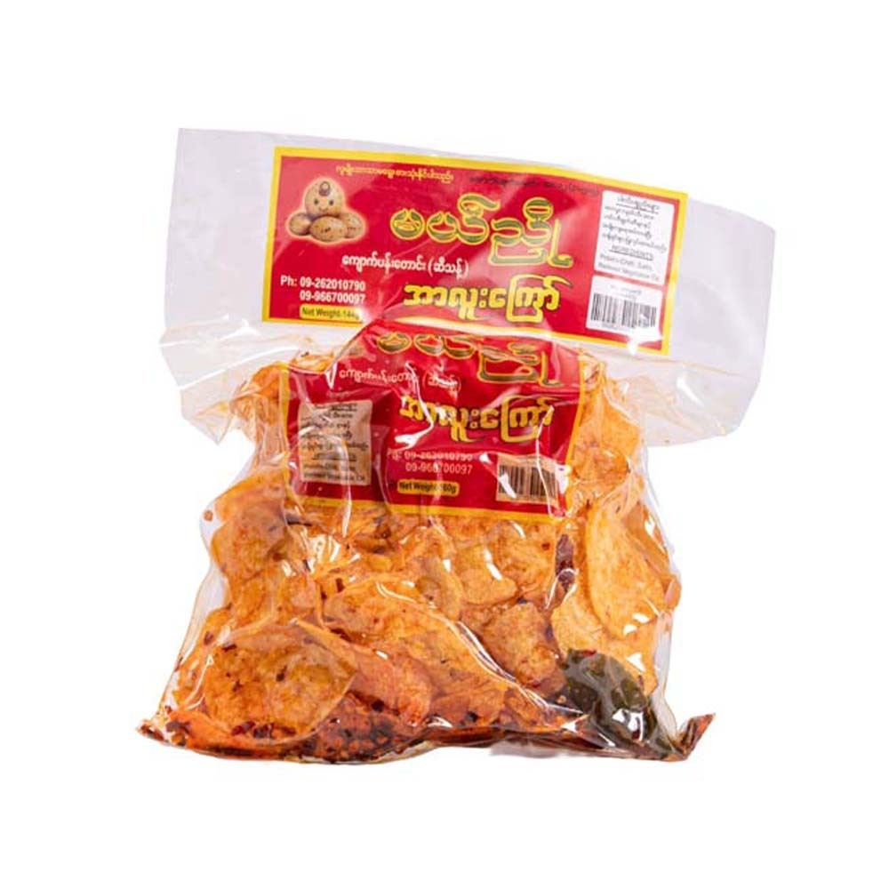 Mel Nyo Fried Potato Chip Spicy 160G