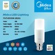 Midea LED Bulb (T Series) MDLTUT4510W (B22) ,6500K