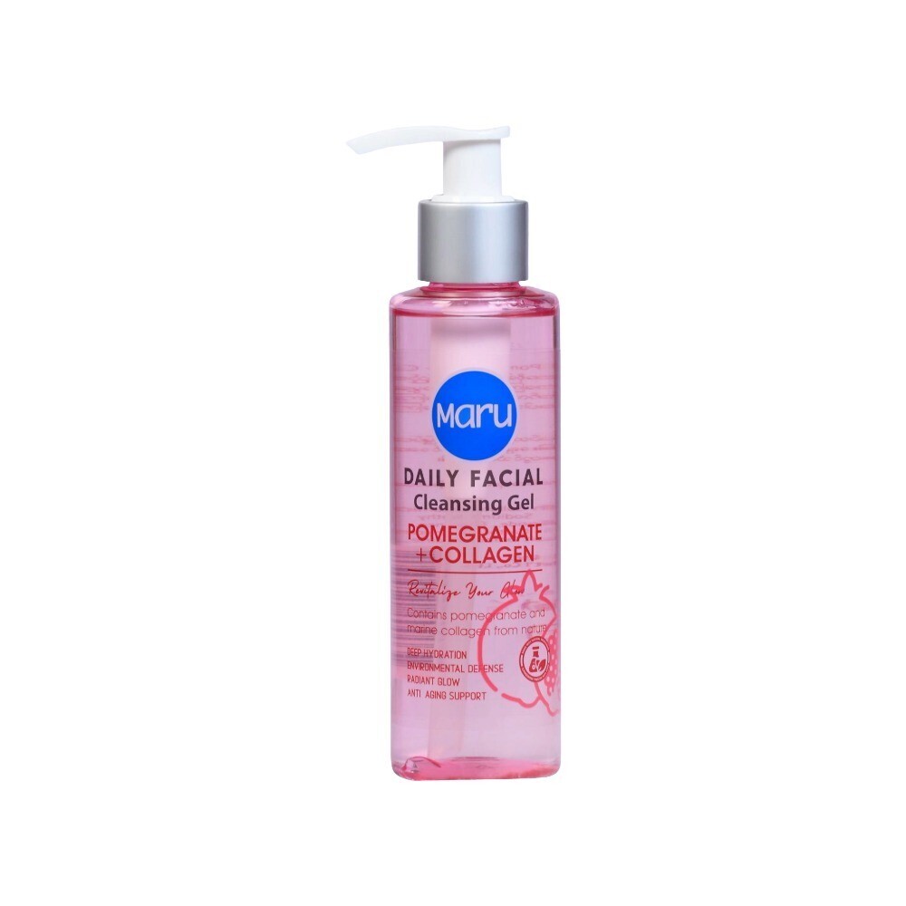 Maru Daily Facial Cleansing Gel (Pomegranate + Collagen) 150ML