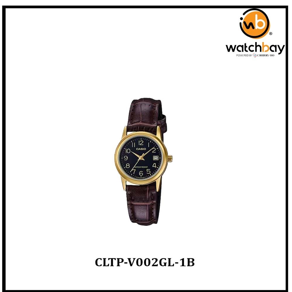 Casio Women Watch CLTP-V002GL-1B Cherry Oo