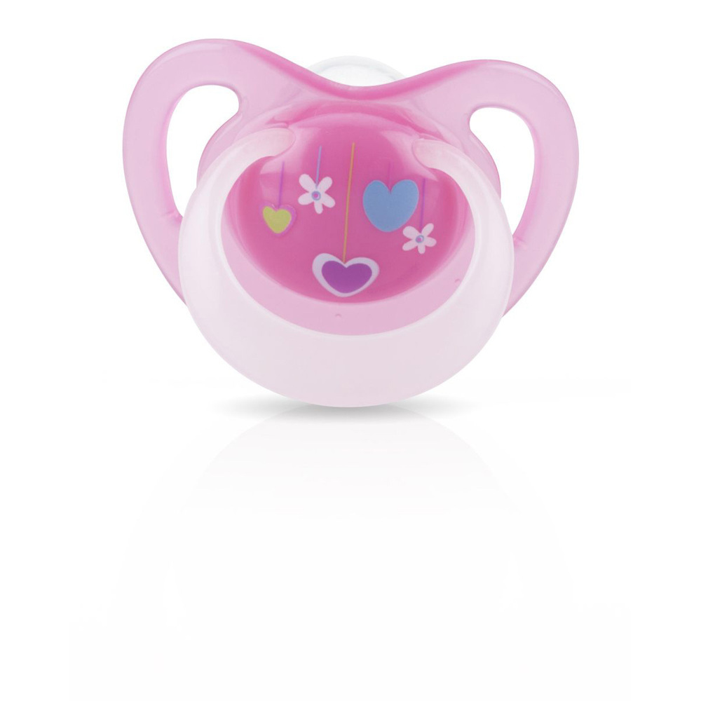 Nuby Glow Pacifier Teether NO.5818Mosm (6-12M)