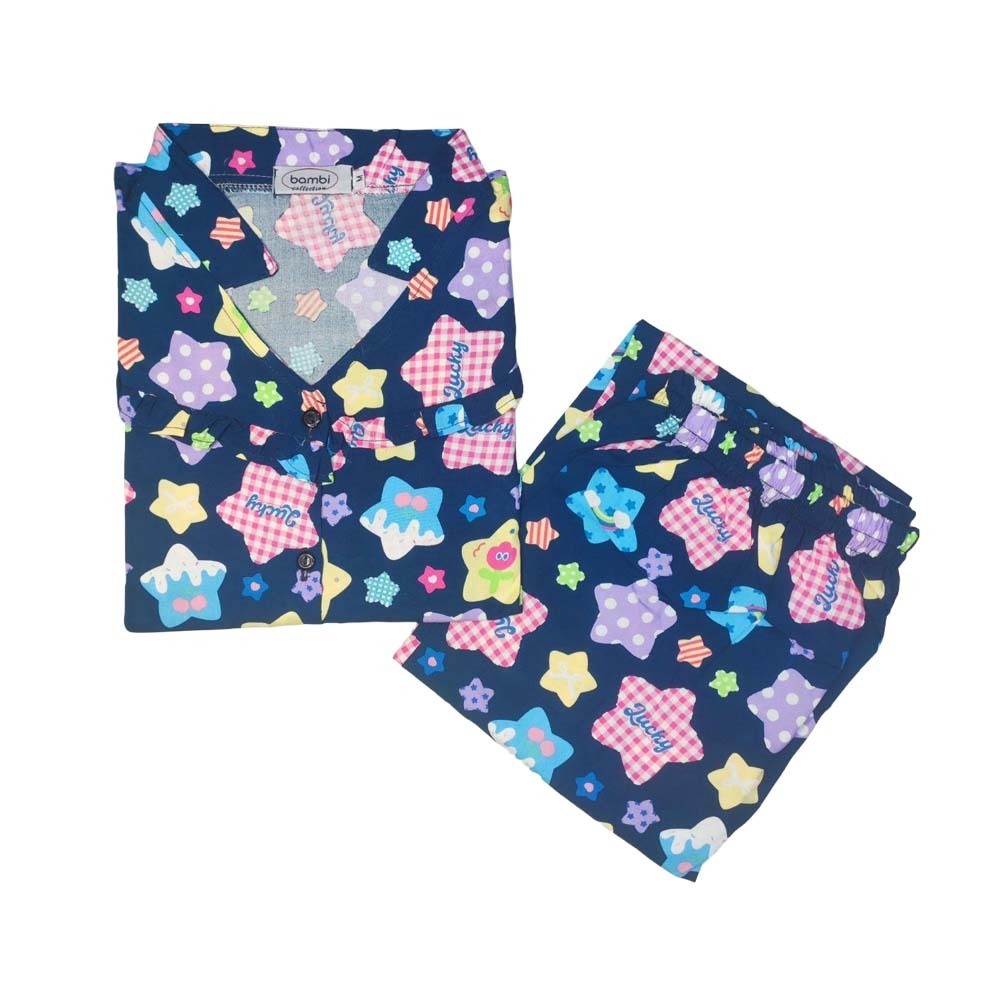 Bambi Womenwear Spun Oneset S/L Dark Blue AA0062 Medium