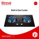 Rinnai Built-In Gas Cooker RB-2HG Black