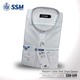 Madarin Collar Shirt Short Sleeve SSM-O-M-S-049 (Cotton White) 4 Extra Large