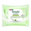Simple Kiss Facial Wash Wipes Cleansing 25PCS