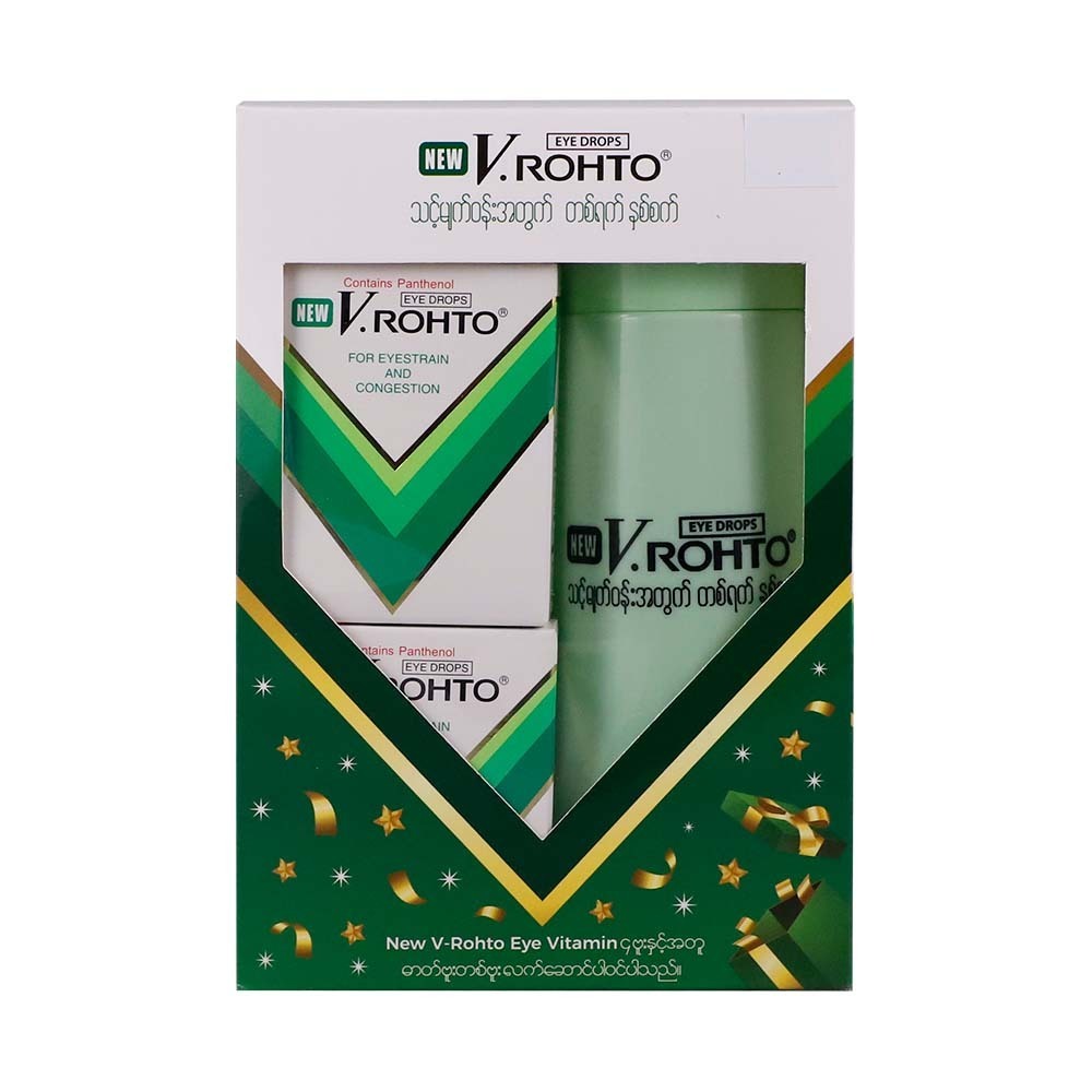 New V.Rohto Eye Drops 13MLx4PCS