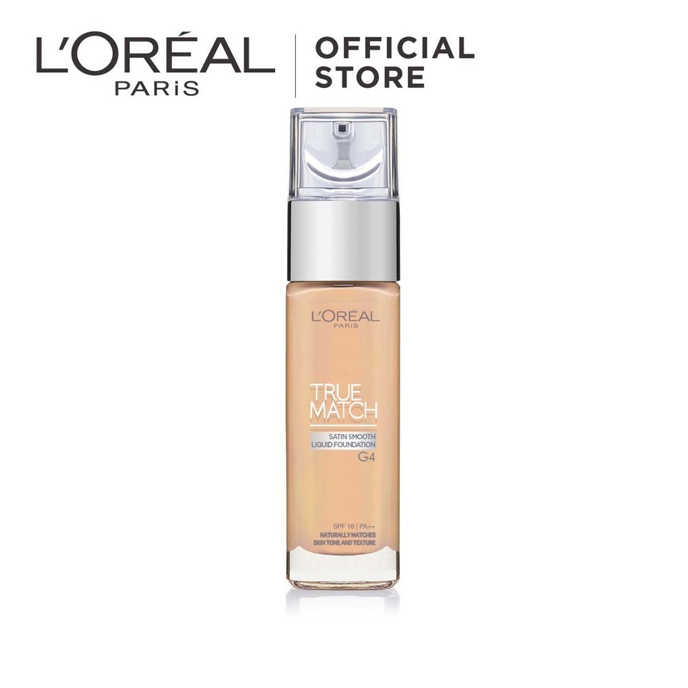 Loreal True Match Satin Smooth Liquid Foundation 30ML (G4 Gold Beige)