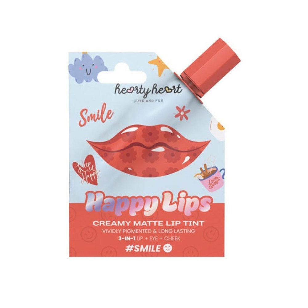 Hearty Heart 3In1 Creamy Matte Lip Tint 2ML Smile