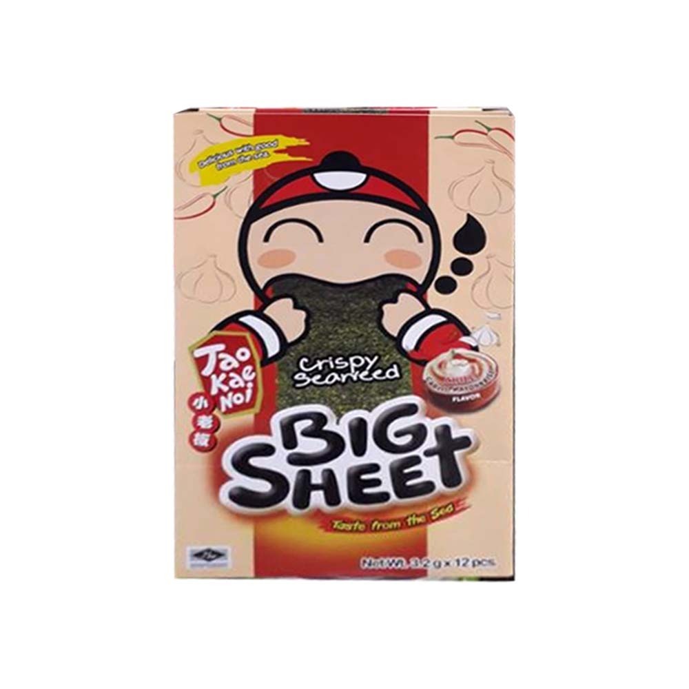 Tao Kae Noi Bigsheet Seaweed Chilli Gar 12PCS 38.4G