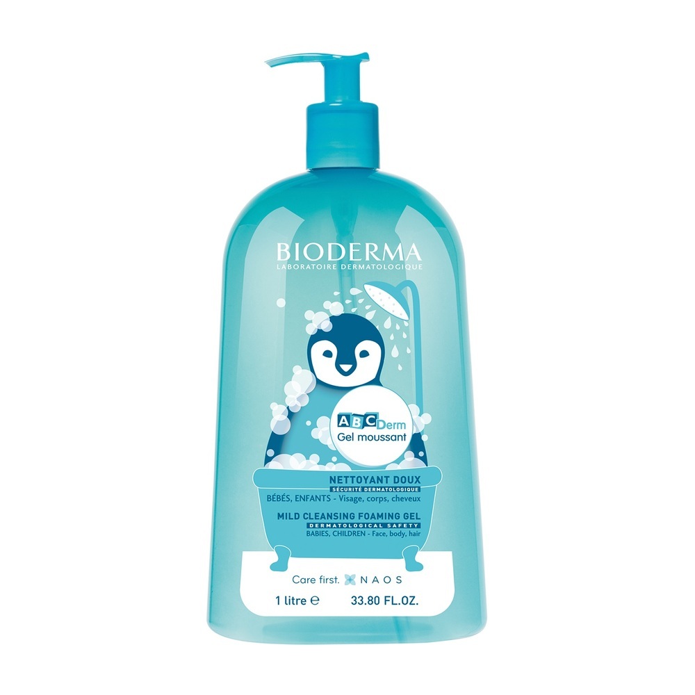 Bioderma Baby Abc Derm Moussant Washing Gel 1LTR