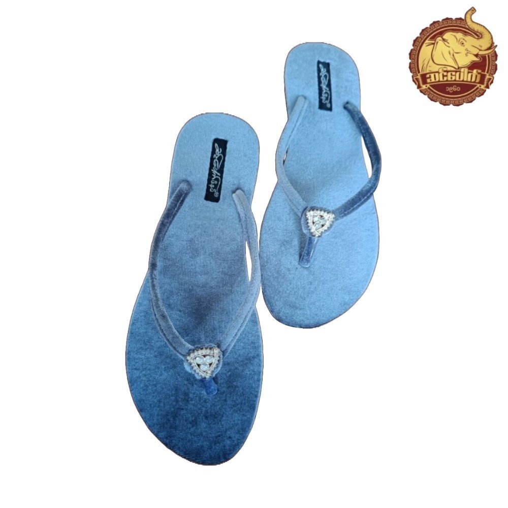 Sin Pauk Women Velvet Slipper (Design-1,No-35) F822