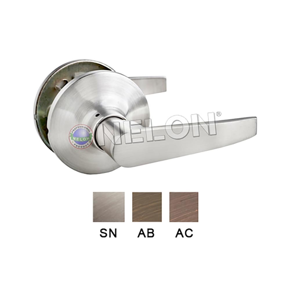 Nelon Tubular Lever Lock 16413-SN Stainless  Steel