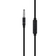 M16 Ling Sound Wired Earphone With Mic  Black