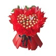 LiLi Floral Ruby Gloden Heart Chocolate Bouquet