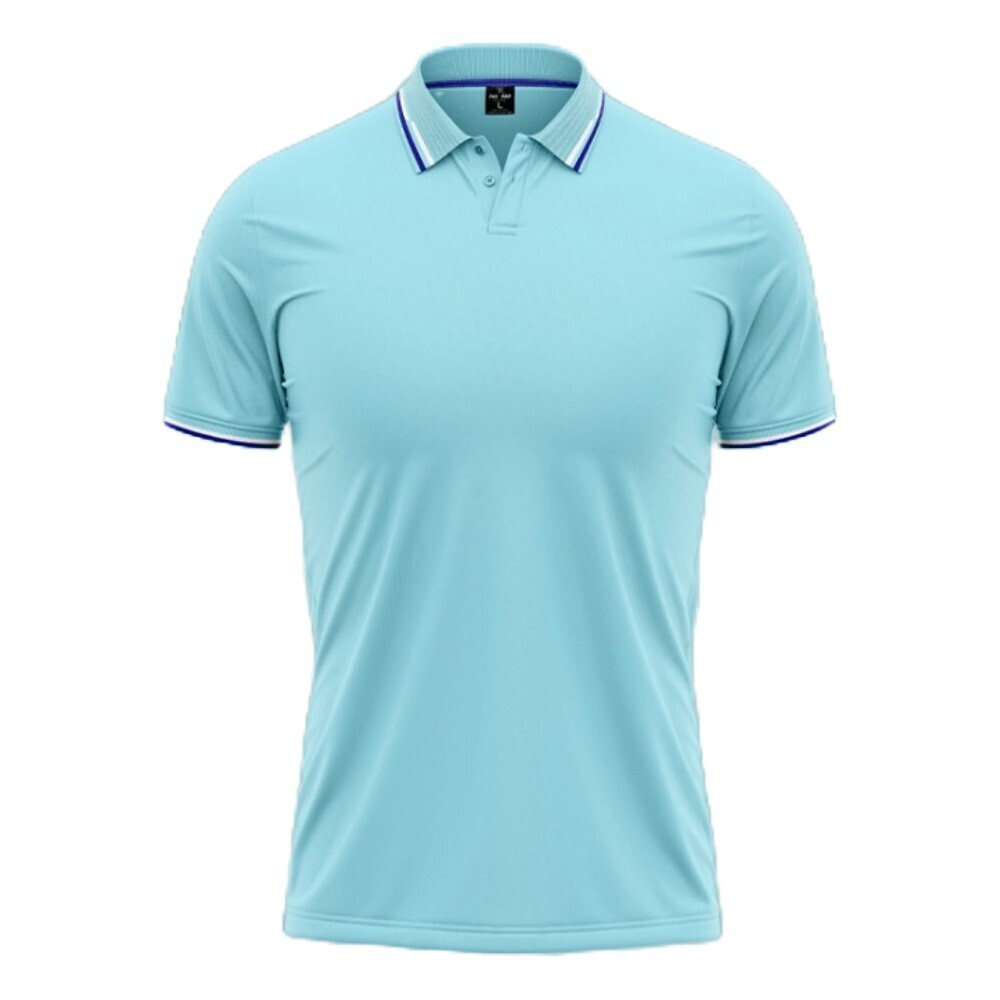 Tee Ray Stylish Polo Shirt Sky Blue/49 Small MDP-S1008