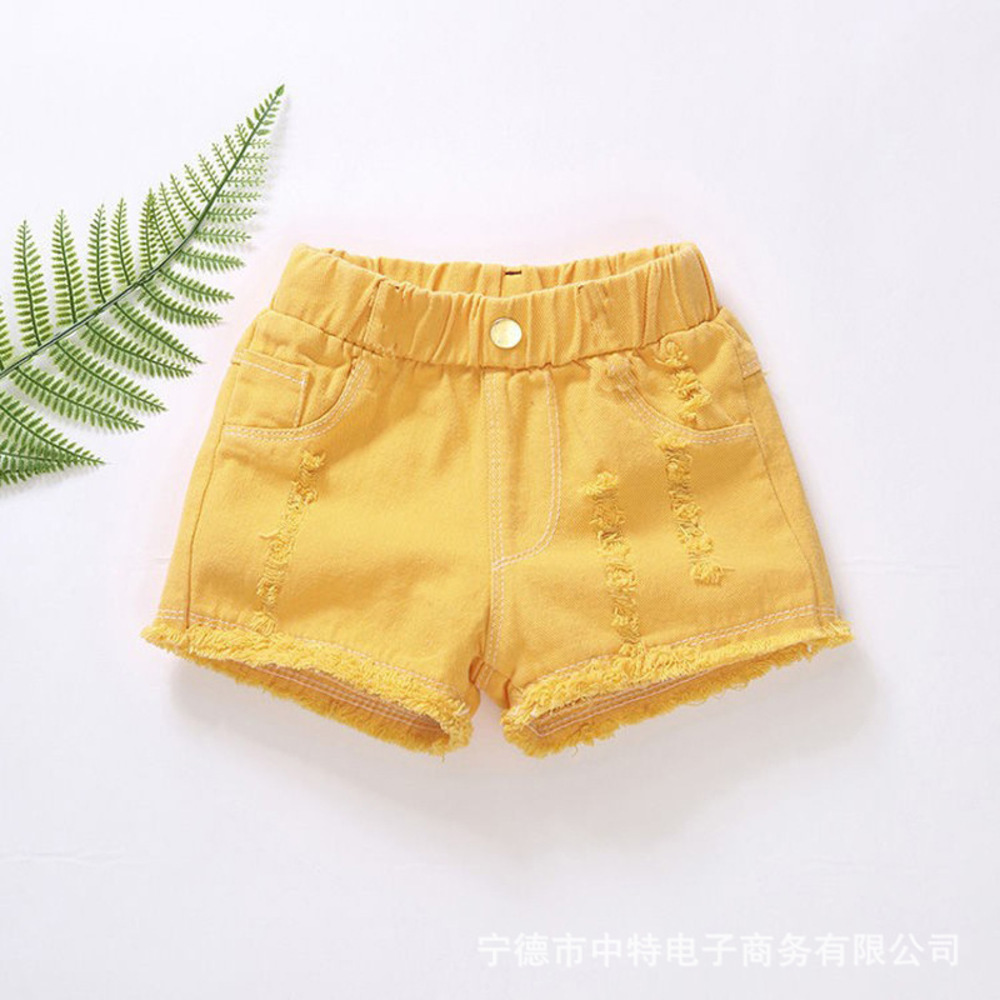 Gril Jean Short Yellow G30022 Small (1 ခွဲ/ 2ခွဲ ) Year