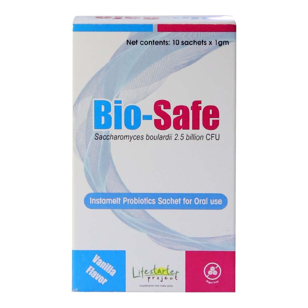 Bio-Safe Saccharomyces Boulardii 2.5B Sachet 1Gx10