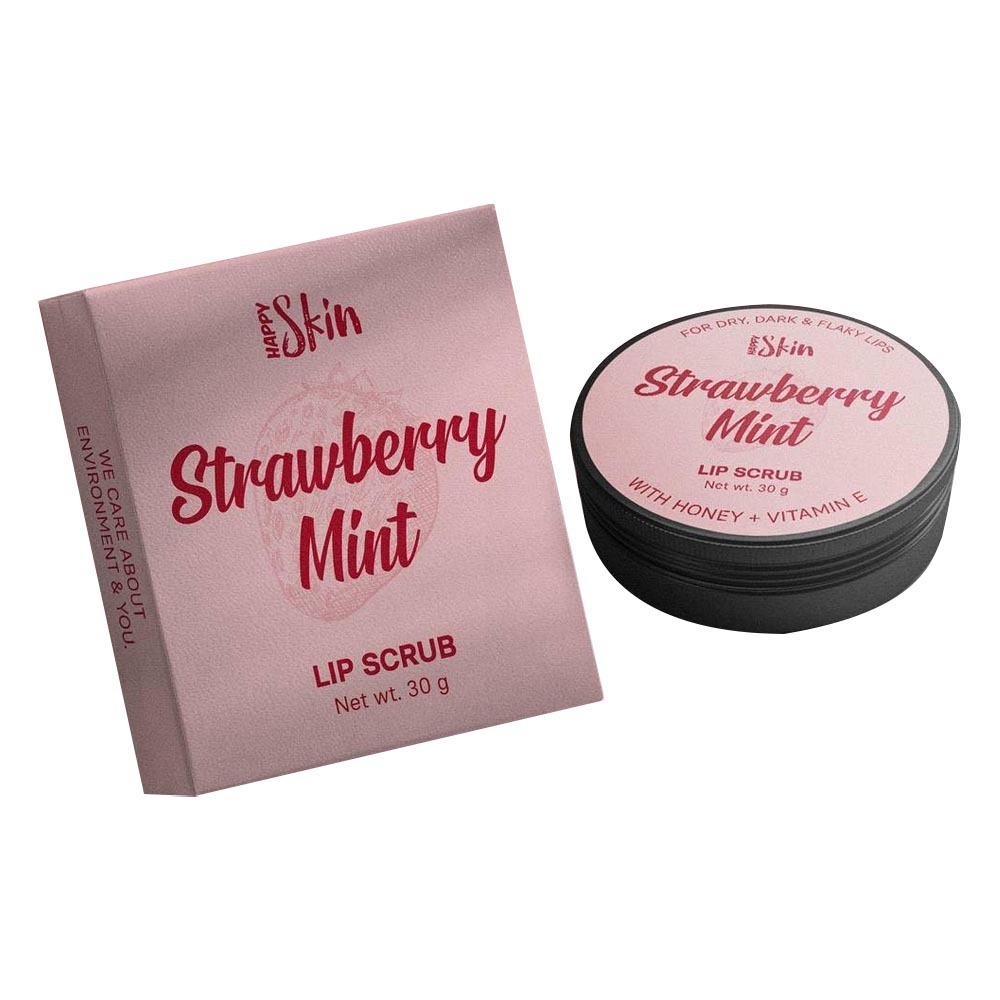 Happy Skin Strawberry Mint Lips Scrub 30G