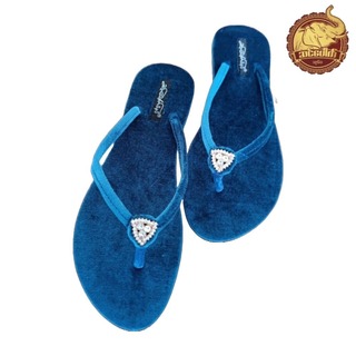 Sin Pauk Women Velvet Slipper (Design-7,No-38) F822